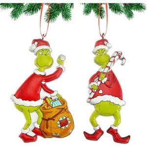 2 Pcs Christmas Decorations Christmas Tree Hanging Ornaments